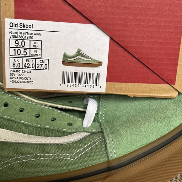 Vans Old Skool Gum Basil / True White MEN`S - Picture 16 of 16